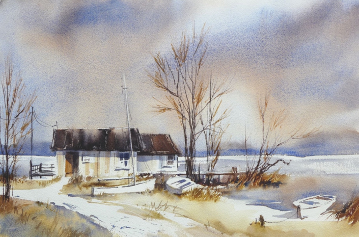 Am Simsee, 36x54cm