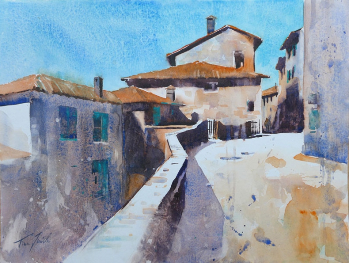 Castelione de Lago, 30x40cm