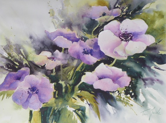 Anemonen, 26x36cm