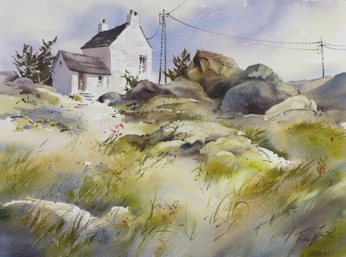 Haus in der Bretagne, 26x36cm