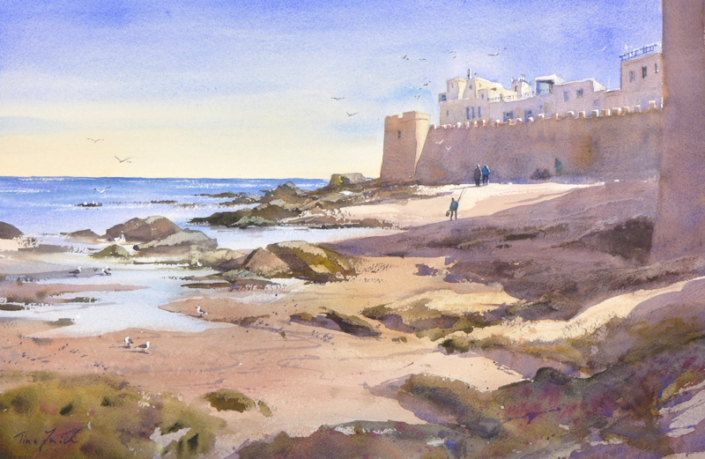Low tide, Essaouira