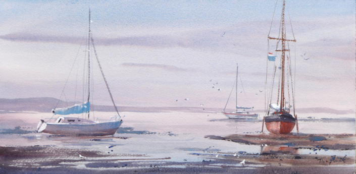 Warten auf die Flut, Borkum